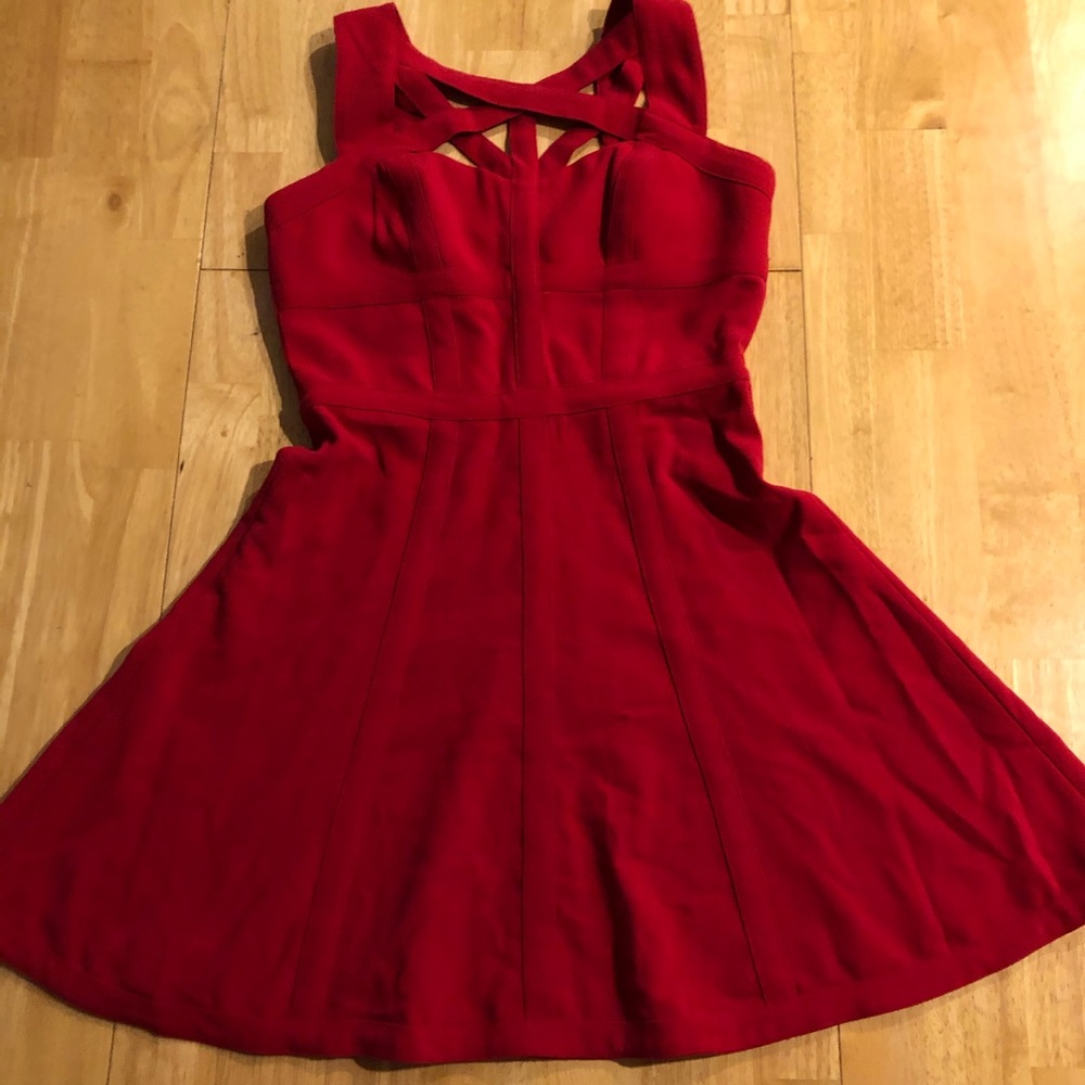BCBG Maxazria red minidress
